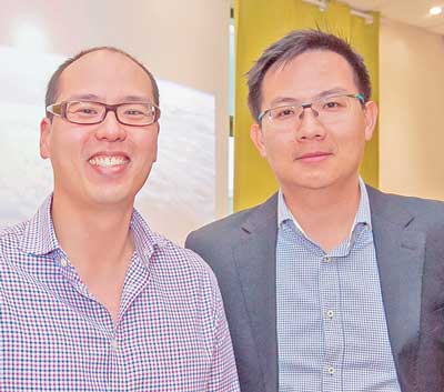 (From L to R) Kenneth Li Sung Sang – Cash& Carry, Nick Chin, ACA – Head of Finance ABC Banking Corp.