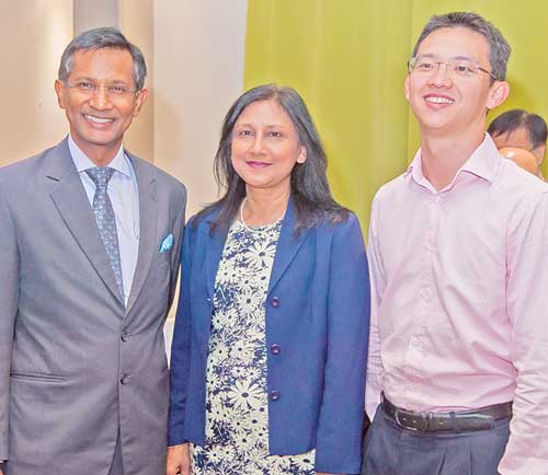 (From L to R) Panna  Jhugroo – Senior Partner Lancaster Chartered Accountants, Nilly  Bunwaree – Director Finance & Administration Department MRA, Donald Li Fook –  Accountant Ernst& Young.