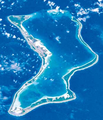 Diego Garcia – the largest atoll of the Chagos archipelago – is home to a US military base.