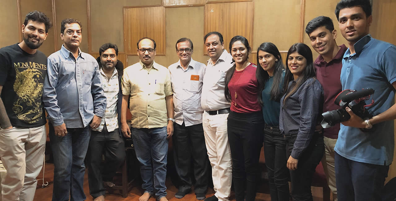 Indo-Mauritian Team in Mumbai Studio.