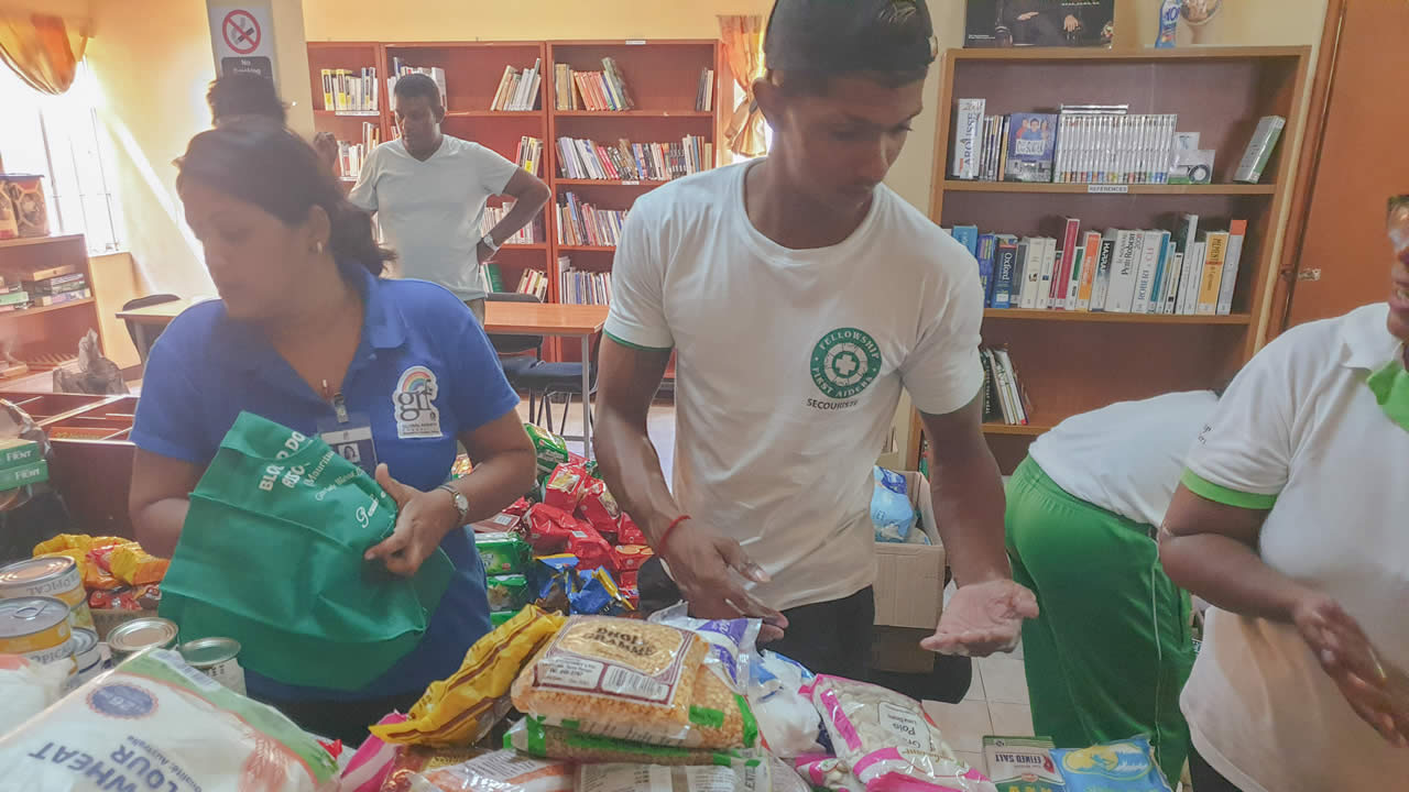Les donations ont afflué à Fond-du-Sac.