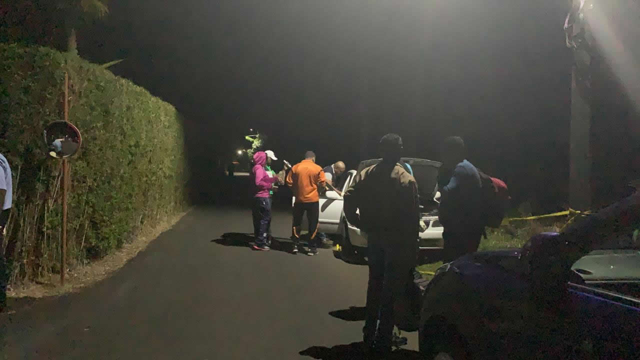 La voiture de la victime a été passée au peigne fin par les enquêteurs.