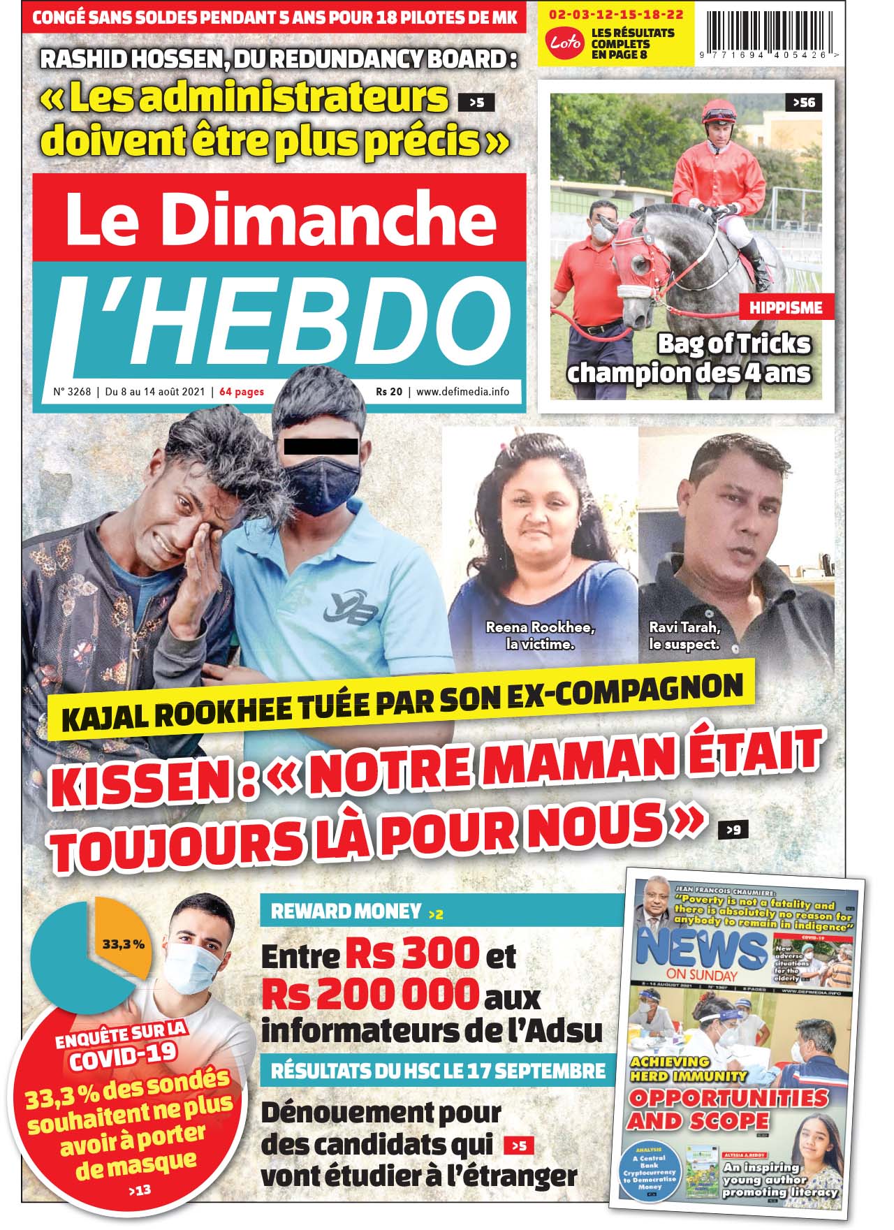 Cover Hebdo 08/08/2021