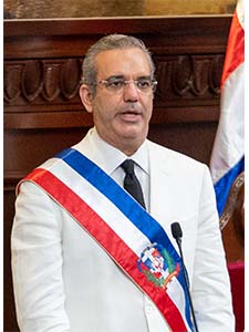 Luis Abinader, président de la République dominicaine