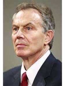 Tony Blair, ex-Premier ministre britannique