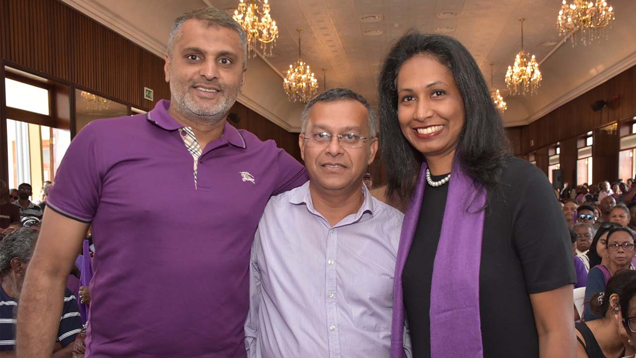 Parvez Saddul     Vinay Koonjul  Melanie Lucien