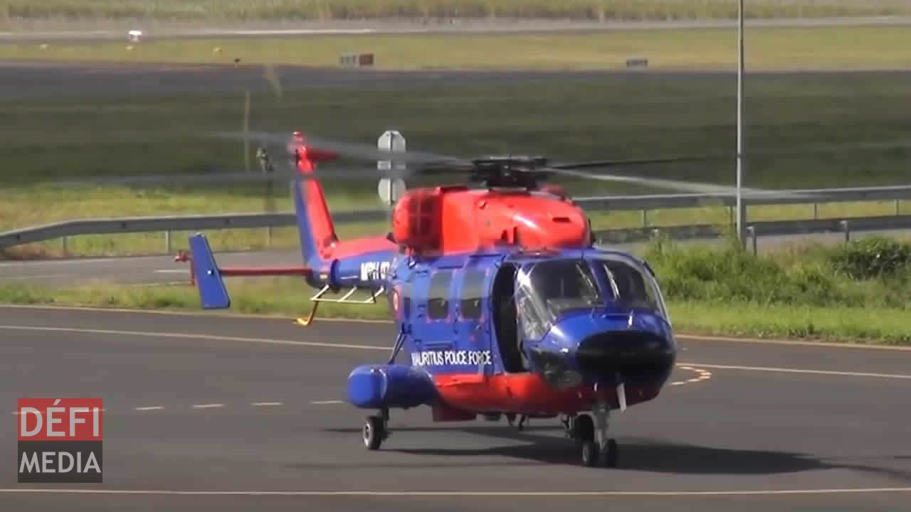 L’hélicoptère Druv spécialisé dans les opérations de recherche et de sauvetage.