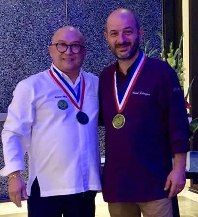 With the star Chef Hervé Rodriguez.
