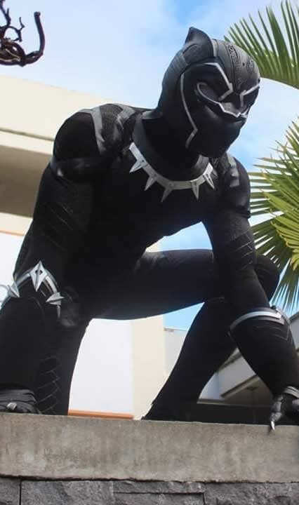 Le costume de Black Panther a demandé deux mois de confection à Yash Ramloll.