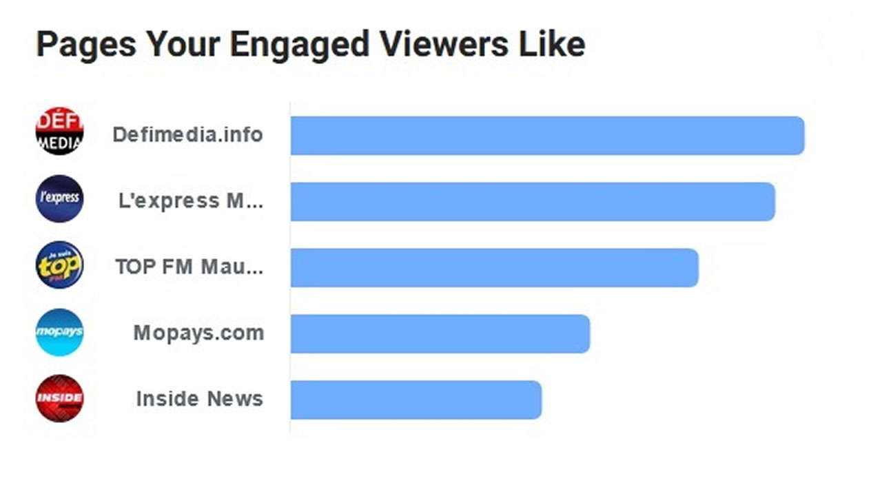 La page Facebook du defimedia.info se classe en tête parmi les pages préférées des internautes actifs.