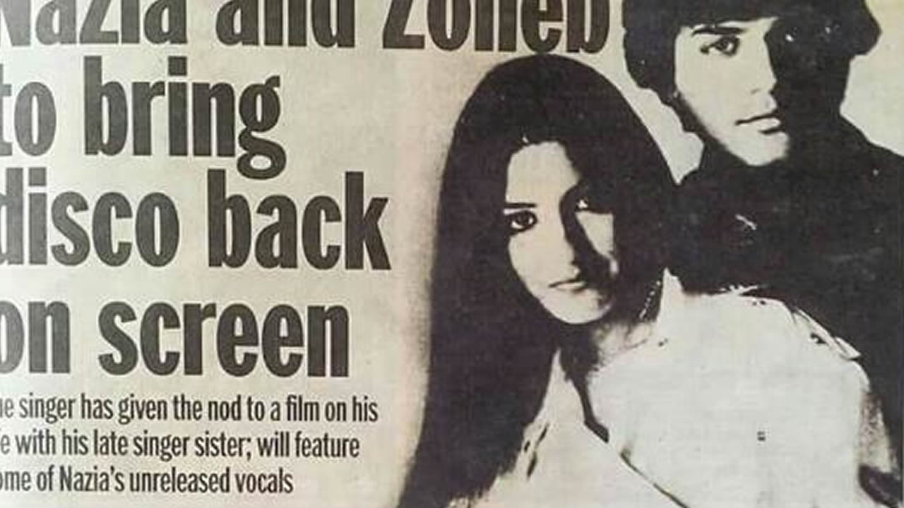 Un film est en préparation sur la vie de Nazia et Zoheb Hassan.