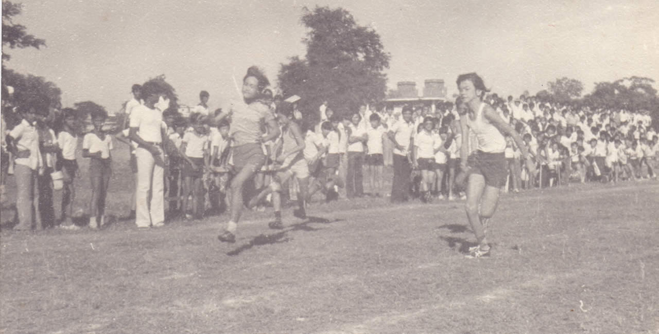 Sports Day at the college.