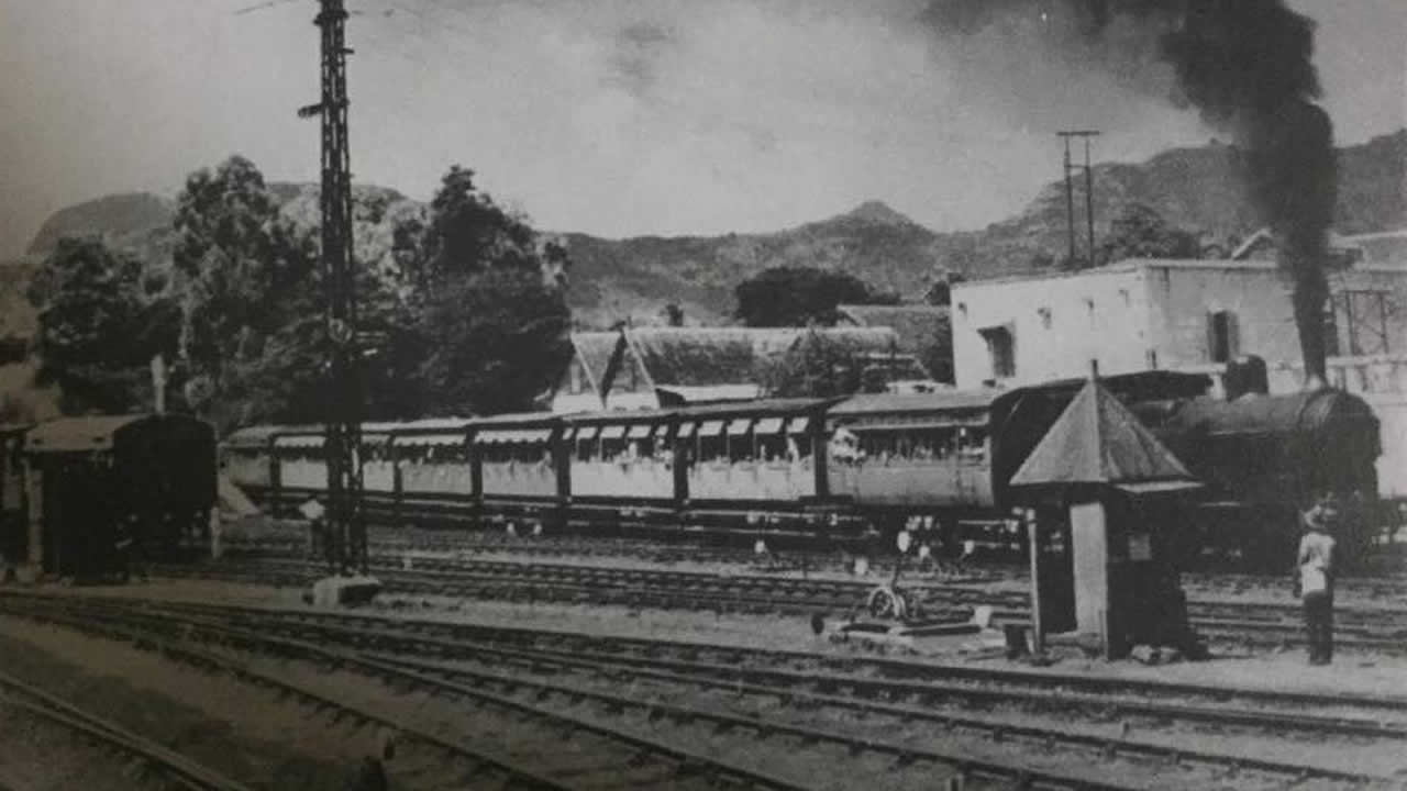 Au début du 20e siècle, le train était encore un moyen de transport incontournable.