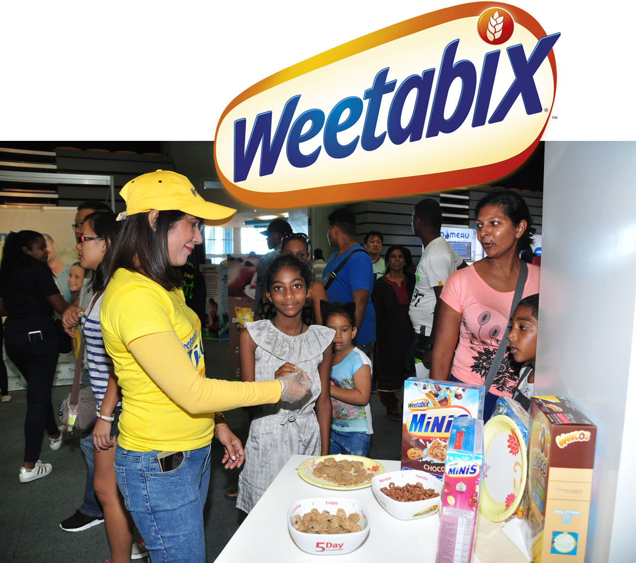 La gamme de céréales de la célèbre marque Weetabix sera présentée au salon.