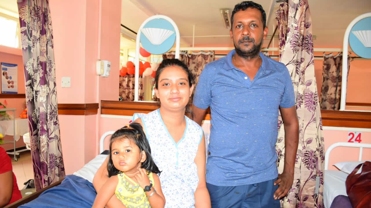 Seetul Kisto et Amarsingh Ramsawock sont heureux d’accueillir un nouveau membre dans leur famille.