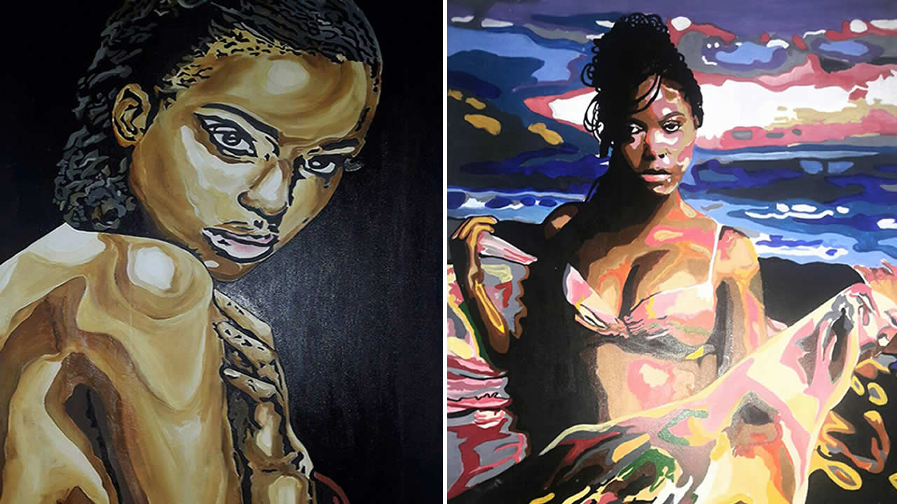 Émilie Matombé est  une passionnée d’art.