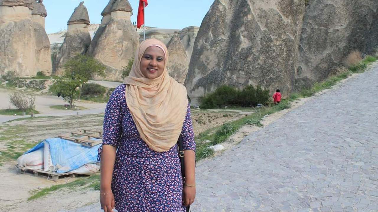 Abeenaaz Janally a visité la Turquie en 2018. Cette photo a été prise à la Cappadoce. 