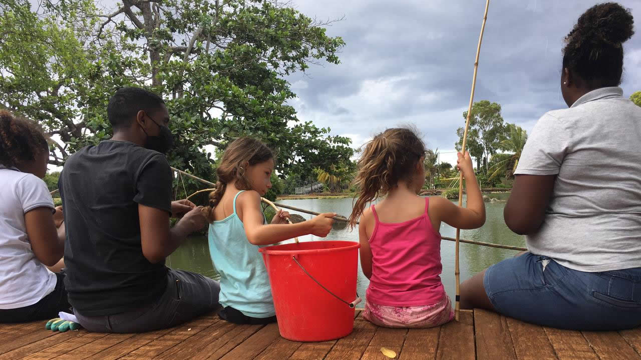 Au parc de Gros Cailloux, le nombre d'enfants par activité est limité.