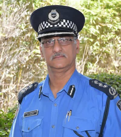 Le Deputy Commissioner of Police, Mukhtar Taujoo.