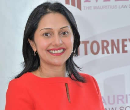 Me Dya Ghose Radhakeesoon, la présidente de Mauritius Law Society (MLS).