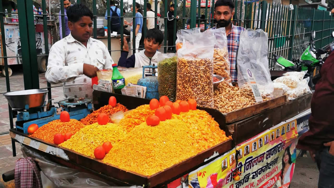 La « streetfood » de New Delhi est un incontournable.