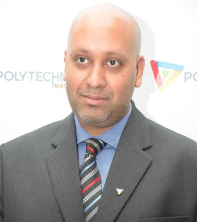 Le Dr. Yamal Matabadul CEO de Polytechnics Mauritius.