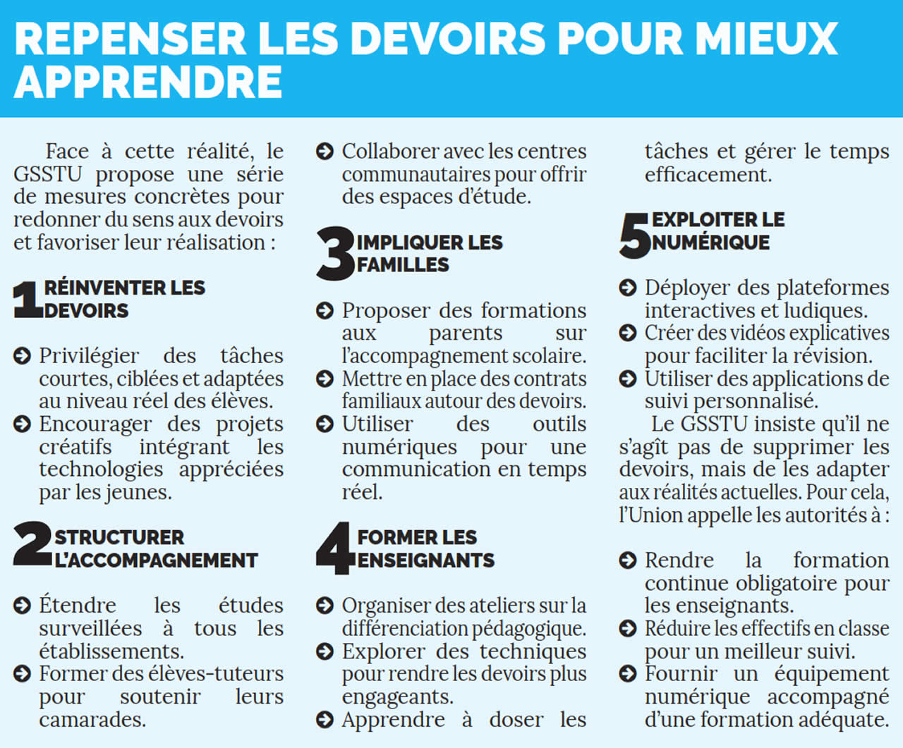 REDONNER DU SENS AUX DEVOIRS