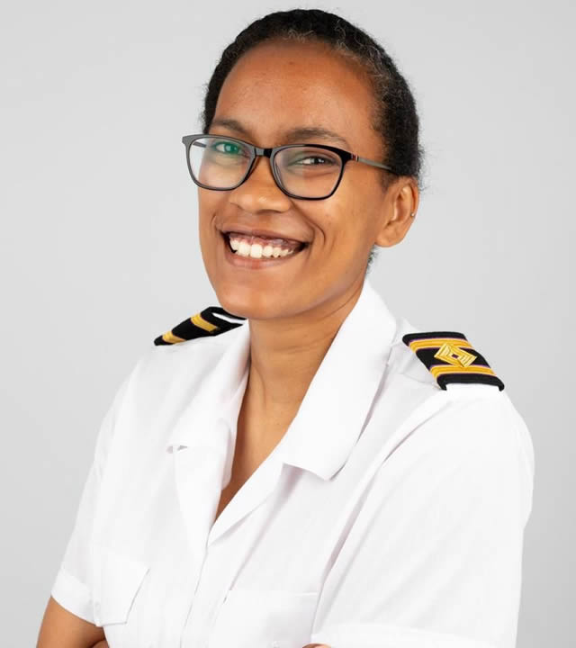Vanessa Victoire a obtenu son diplôme d’ingénieur maritime le 6 décembre 2021.