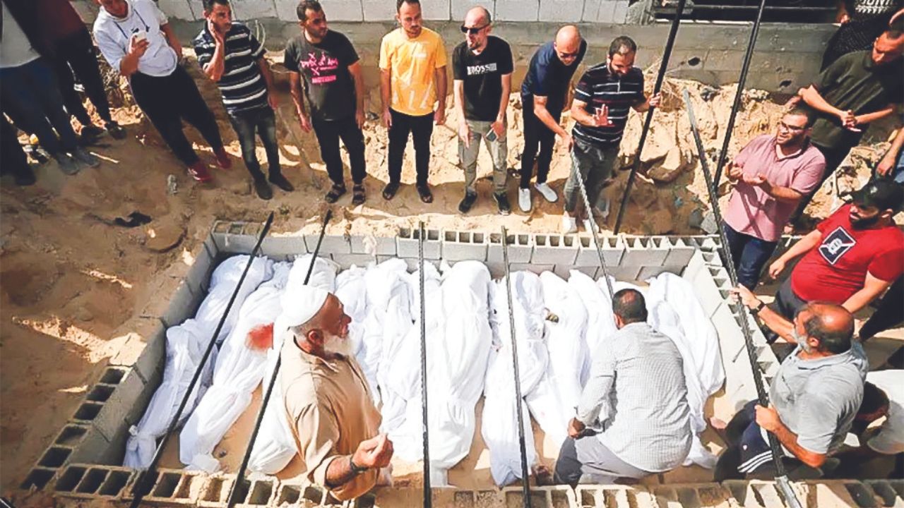 Plus de places au cimétière Deir el-Bahad et du coup, des inhumations en masse. 