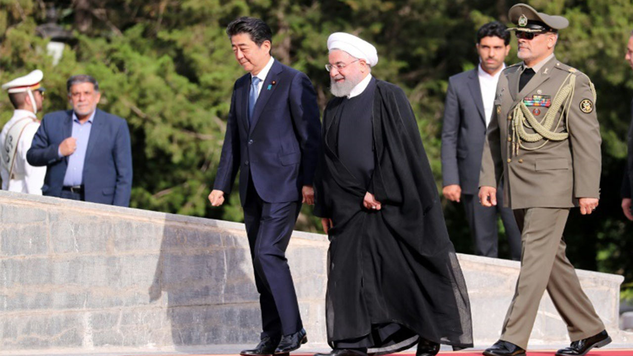 Le Premier ministre japonais, Shinzo Abe, en visite en Iran