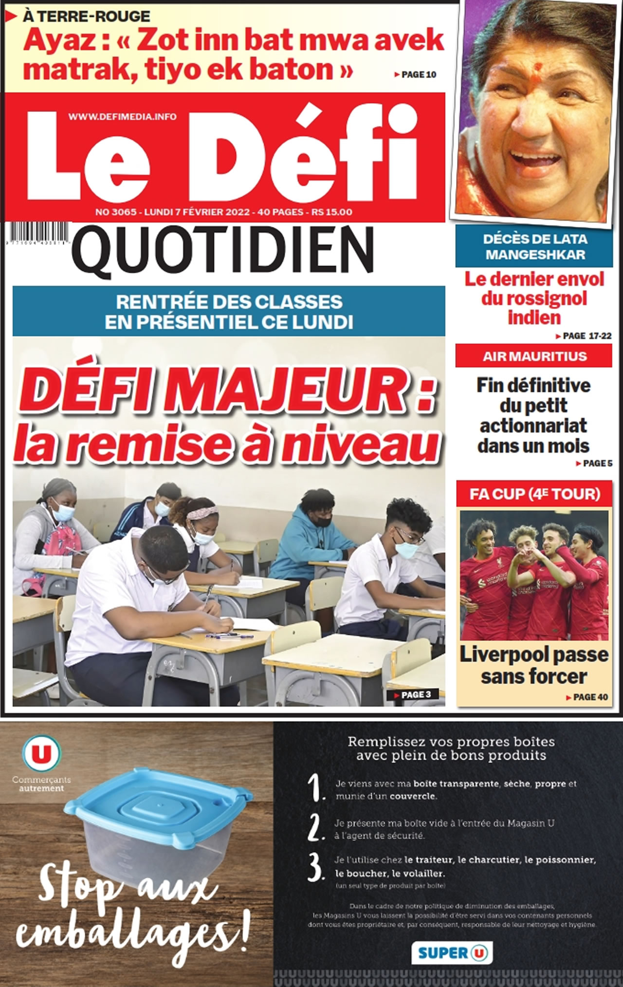 quotidien 3065