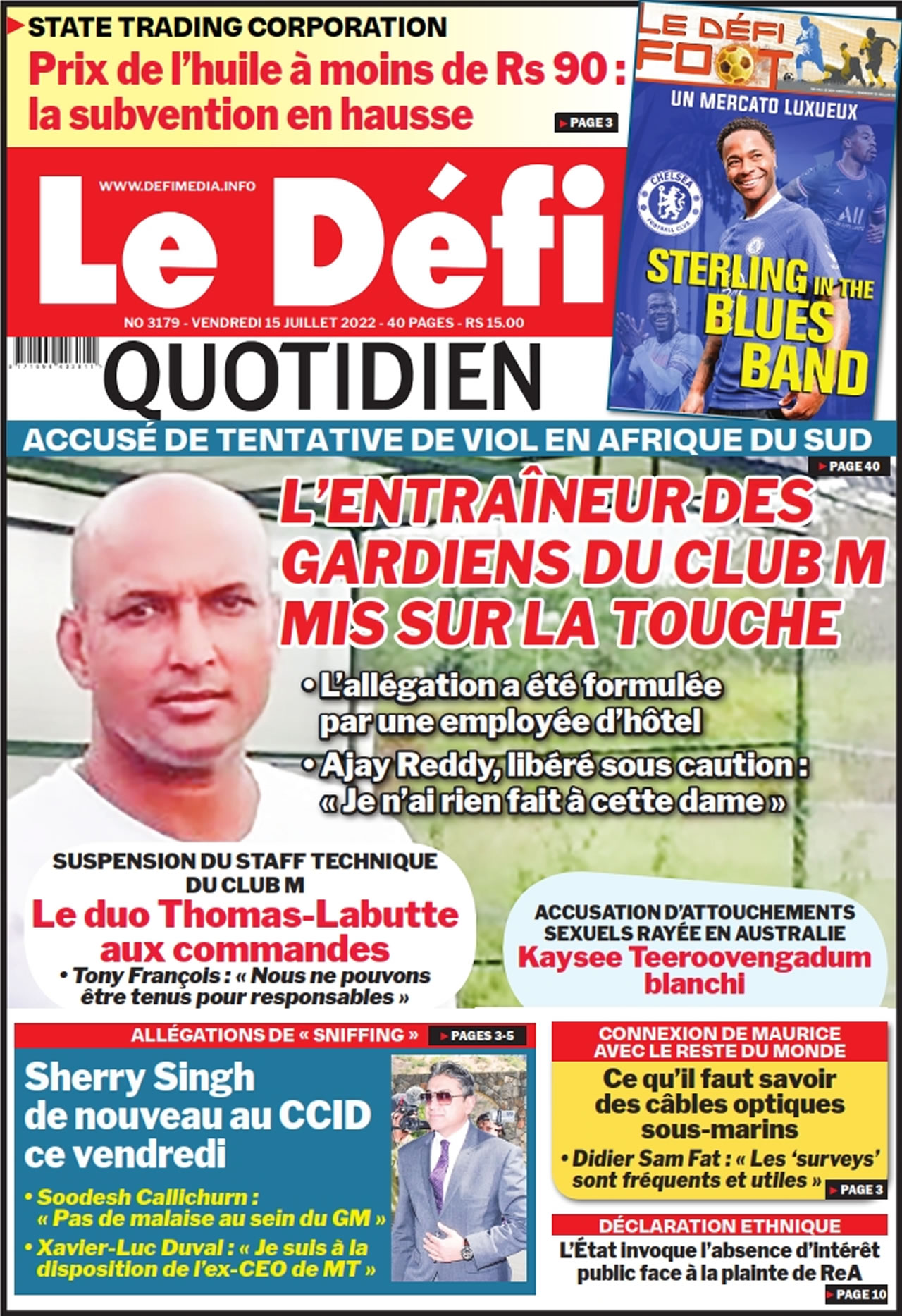 quotidien 3179