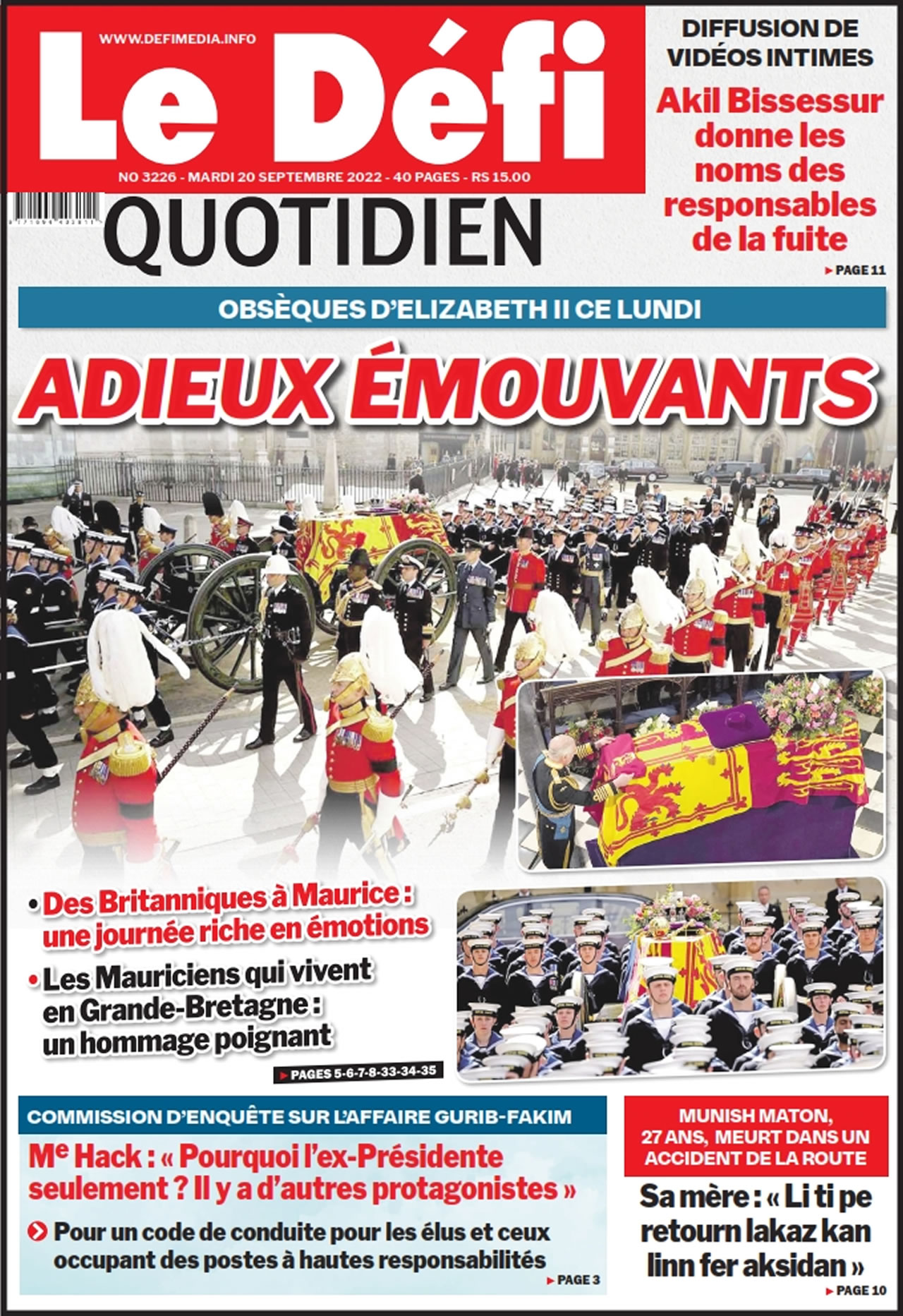 quotidien 3226