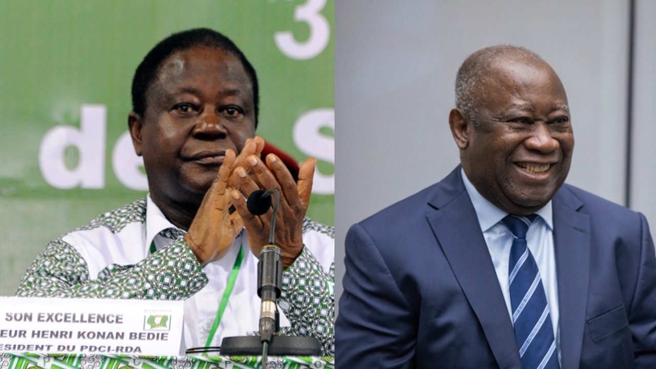 Les anciens chefs d’Etat, Henri Konan Bédié et Laurent Gbagbo