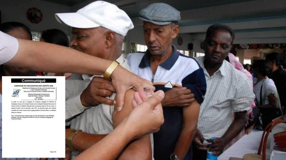 Vaccin antigrippe : la campagne se tiendra du 4 avril au 4 mai