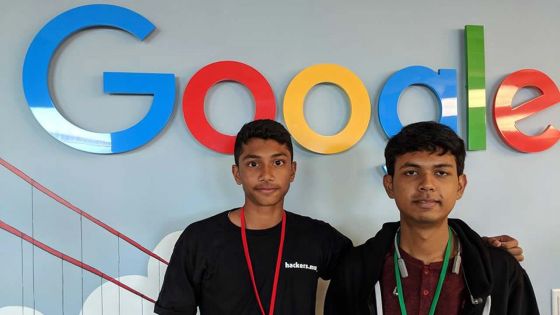 Un élève mauricien chez Google