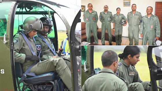 Première femme pilote du helicopter squadron : Souvaarna Ramjee-Essoo inscrit son nom dans l’Histoire de la police... et du pays