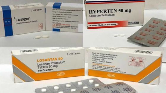 À Singapour : trois médicaments à base de Losartan retirés du marché