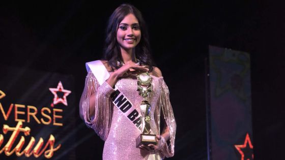 Jade Motee, 1st runner-up of Miss Universe Mauritius