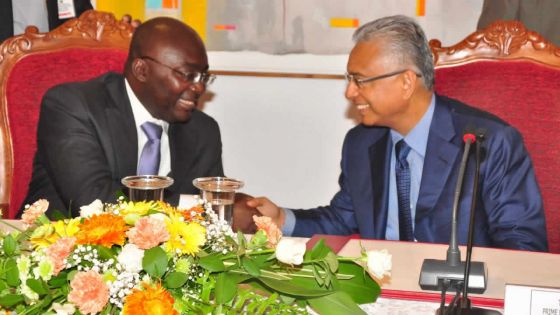 Pravind Jugnauth remercie le gouvernement ghanéen pour son «soutien» sur le dossier Chagos