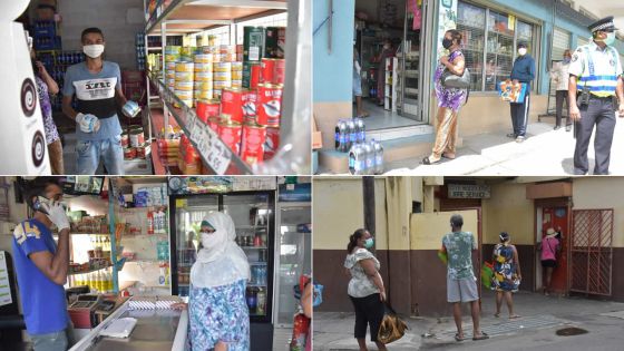 La distanciation sociale observée à Tranquebar et Vallée-Pitot 