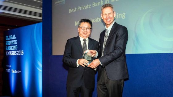 Récompense : la MCB nommée Best Private Bank locale