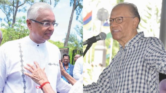 Duel à distance des candidats au poste de Premier ministre : Ramgoolam vs Jugnauth en 2024