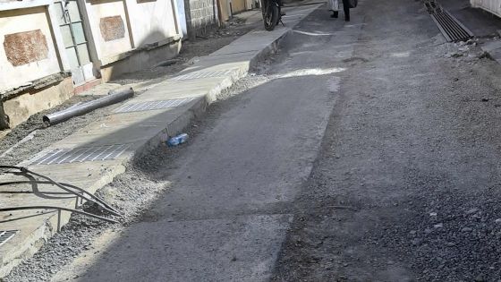 Construction de drains : la poussière liée aux travaux incommode les habitants