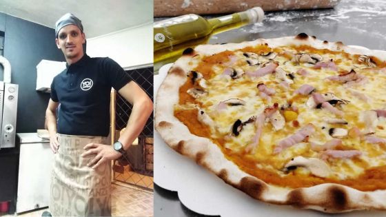 Plats atypiques : la pizza au giraumon de Yohann Serret 