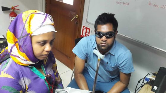 Appel solidarité : À 31 ans, il devient aveugle après un accident
