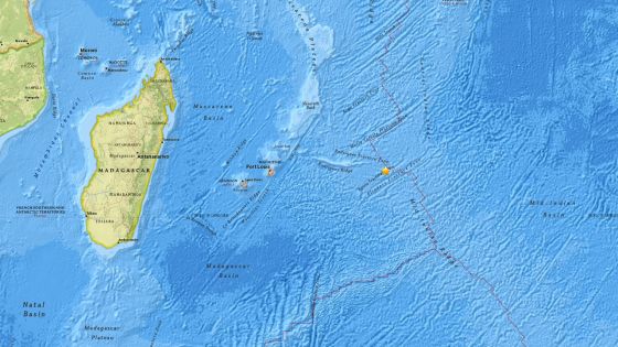 Earthquake of magnitude 4.9 recorded near Rodrigues