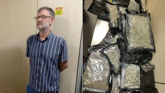 20 kilos de cannabis dans les bagages d’un britannique à Plaisance - James Symon Skelly : «It is medical marijuana for my own consumption»