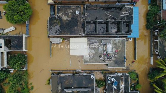 Bramsthan : les images des inondations vues du ciel