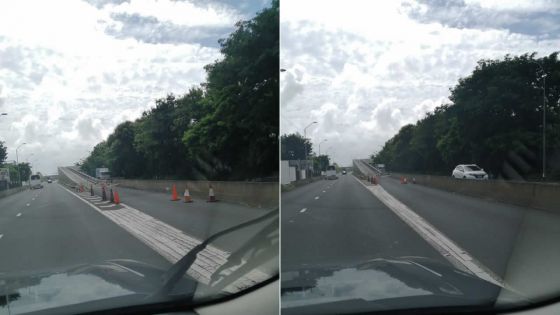 L’autopont de Plaine Lauzun de nouveau... en mode Stop